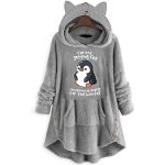 Couverture - edredon - plaid sweat - shirt � capuche couverture de peluche moelleuse imprim�e style - ...