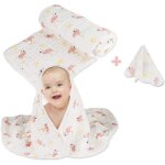 Couverture emmaillotage bebe mousseline lange couverture 110x110 cm b�b� swaddle respirant coton couverture ...