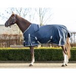 Couverture dextrieur pour cheval impermable et polaire qhp turnout 300g - bleu fonc - 125 cm