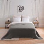 Dodo - couverture morzine plomb - 220 x 240 cm