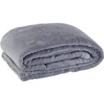 Couverture - 130 x 170 cm - gris - 190 g / m� - lavable