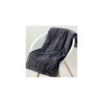 Dodo - couverture polaire extra douce coloris anthracite - 240 x 260 cm Dodo - couverture polaire extra douce coloris anthracite - 240 x 260 cm