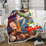 Couverture polaire - toy story - rectangulaire - enfant - multicolore