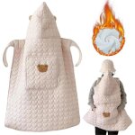 Couverture de poussette couvercle de porte - b�b� en hiver couverture de poussette de motif de coeur ...