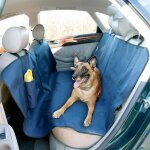 Couverture de protection - animal valley - 140 x 150 cm - couleur bleue - universelle