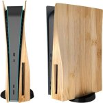 Couverture - adobe - ps5 faceplates disc edition - grain de bois - protection - mixte