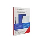 Couvertures de reliure - gbc - leathergrain - a4 - rouge - 250 g / m� - 25 unit�s