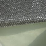 Couverture solaire piscine gris silver - edenea - ronde - 305 x 305 cm - 215 microns - recoupable