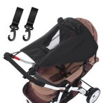 Couverture de soleil pour poussette uv 50 + universel pare - soleil imperm�able pour landau avec sac ...