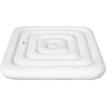 Couverture de spa gonflable de 53 pouces carr�e avec valve de gonflage et de d�gonflage rapide et facile ...