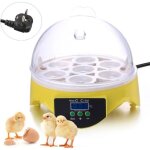 Couveuse - homdox mini incubateur capacit 7 oeufs outil de lclosion