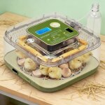 Couveuse oeuf automatique 12 oeufs - retournement auto contr�le temp�rature & affichage humidit� - id�ale ...