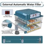 Couveuse oeuf automatique 120 ?ufs - couveuse incubateur - 5 mod�les dincubation - double alimentation ...