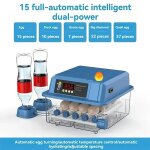Couveuse oeuf automatique 15 oeufs avec contr�le automatique de la temp�rature et fonction de retournement ...