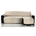 Couvre - canap dangle matelass alvin angle  droite taille 200cm couleur beige. composition:100% polyester. ...