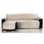 Couvre - canap dangle matelass alvin angle  gauche taille 200cm couleur beige. composition:100% polyester. ...