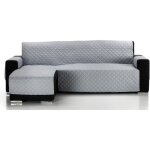 Couvre - canap dangle matelass alvin angle  gauche taille 200cm couleur gris clair. composition:100% ...