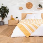 Couvre lit 1 personne 180 x 220 cm coton / polyester jacquard abby curry Couvre lit 1 personne 180 x 220 cm coton / polyester jacquard abby curry