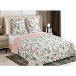 Couvre - lit boutis �pais matelass� 220x240cm avec 2 taies 65x65cm b - 1 - 191