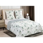 Couvre - lit boutis �pais matelass� 240x260cm avec 2 taies 65x65cm b - 2 - 210