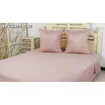 Couvre lit - boutis - microfibre - 230x250cm - rose - lavable Couvre lit - boutis - microfibre - 230x250cm - rose - lavable