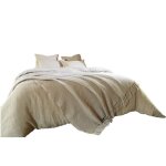 Couvre lit - gabin - beige - 240 x 260 cm - 100% pet - lavable  30 c