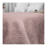 Couvre - lit en microfibre 240 x 220 cm rose