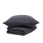 Couvre lit boutis essential - today - gris anthracite 220x240 cm