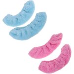 Couvre - patins de glace - 2 paires - tissu ponge - doux et absorbant - schage rapide