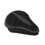 Couvre - selle gel large optimiz - black - 275x250 mm - mixte - boucle de serrage ajustable
