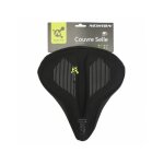 Couvre selle v�lo - newton - gel m�moire de forme - noir - 245x230mm - confort ultime