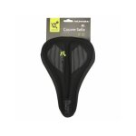 Couvre selle v�lo - newton - gel m�moire de forme - noir - 280x165mm - confort ultime