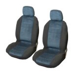 Couvre - sieges avant - denver - universel - 4 pièces - 100% polyester - bleu Couvre - sieges avant - denver - universel - 4 pièces - 100% polyester - bleu