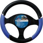 Couvre volant - speed - bleu et noir - 37 - 39cm Couvre volant - speed - bleu et noir - 37 - 39cm