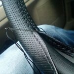 Couvre volant noir noir