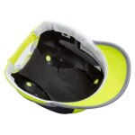 Coverguard - casquette anti - heurts a�r�e avec visi�re de 5cm haute visibilit� shockproof cap jaune ...
