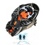 Crampons 18 pointes acier antid�rapants pour escalade glace et alpinisme - paire taille l (43 - 47) - ...