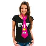 Cravate anti soif - ced - future marie - rose - femme - soutien canette / bouteille