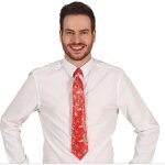Cravate nol rouge 45cm adulte