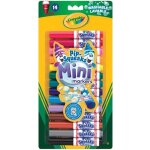Crayola - 14 mini feutres lavables  colorier - garon et fille - a partir de 3 ans