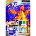 Crayola - kit colour alive ch�teaux / dragons - coloriage r�alit� virtuelle pour gar�on de 4 ans et plus ...