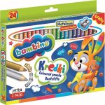 Crayons bambino - 24 couleurs - taille - crayon inclus - cadre en bois - id�al pour enfants
