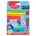 Crayons de couleur jumbo infinity - maped - pour les tout - petits - 100% mine 100% utilisable - z�ro ...