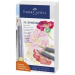 Crayon - faber - castell - goldfaber aquarelle - bo�te m�tal de 36 - couleurs �clatantes - r�sistance ...