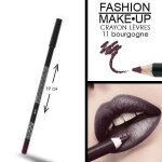 Crayons lèvres - fashion make up - bourgogne - rouge - contour des lèvres - définition parfaite Crayons lèvres - fashion make up - bourgogne - rouge - contour des lèvres - définition parfaite