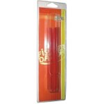 Crayon de menuisier - fischer darex - lot de 4 - 18 cm - ovale - rouge