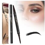 Crayon à sourcils - magique - 2 en 1 - waterproof - microblading - noir Crayon à sourcils - magique - 2 en 1 - waterproof - microblading - noir