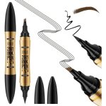 Crayon � sourcils stylo de tatouage � sourcils 2 en 1 pointe � 4 fourchettes avec eye - liner crayon ...