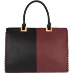Crazychic - grand sac main cabas femme - sac cours lycenne etudiante - fourre - tout tote format a4 ...