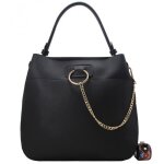 Crazychic - grand sac seau hobo port� epaule � cha�nes anneau dor� - sac � main fourre - tout femme - ...